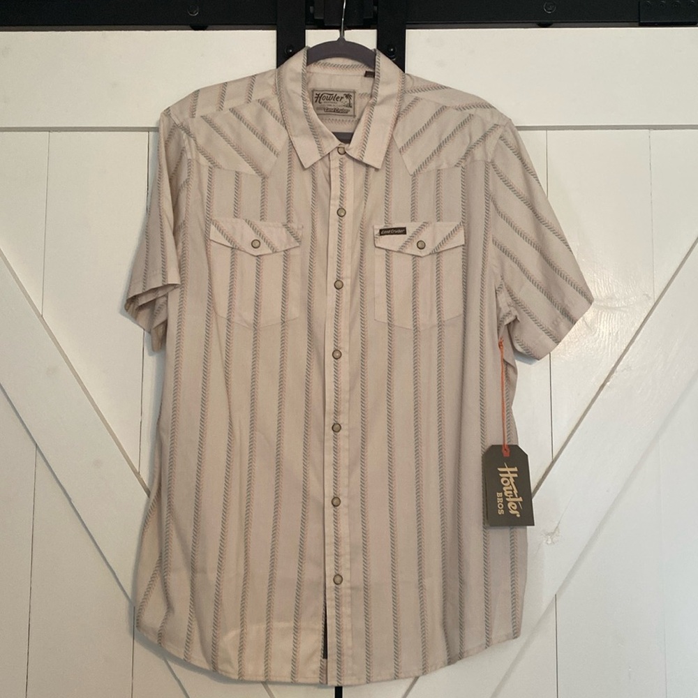 Howler Brothers Land Cruiser Button down - NWT - L